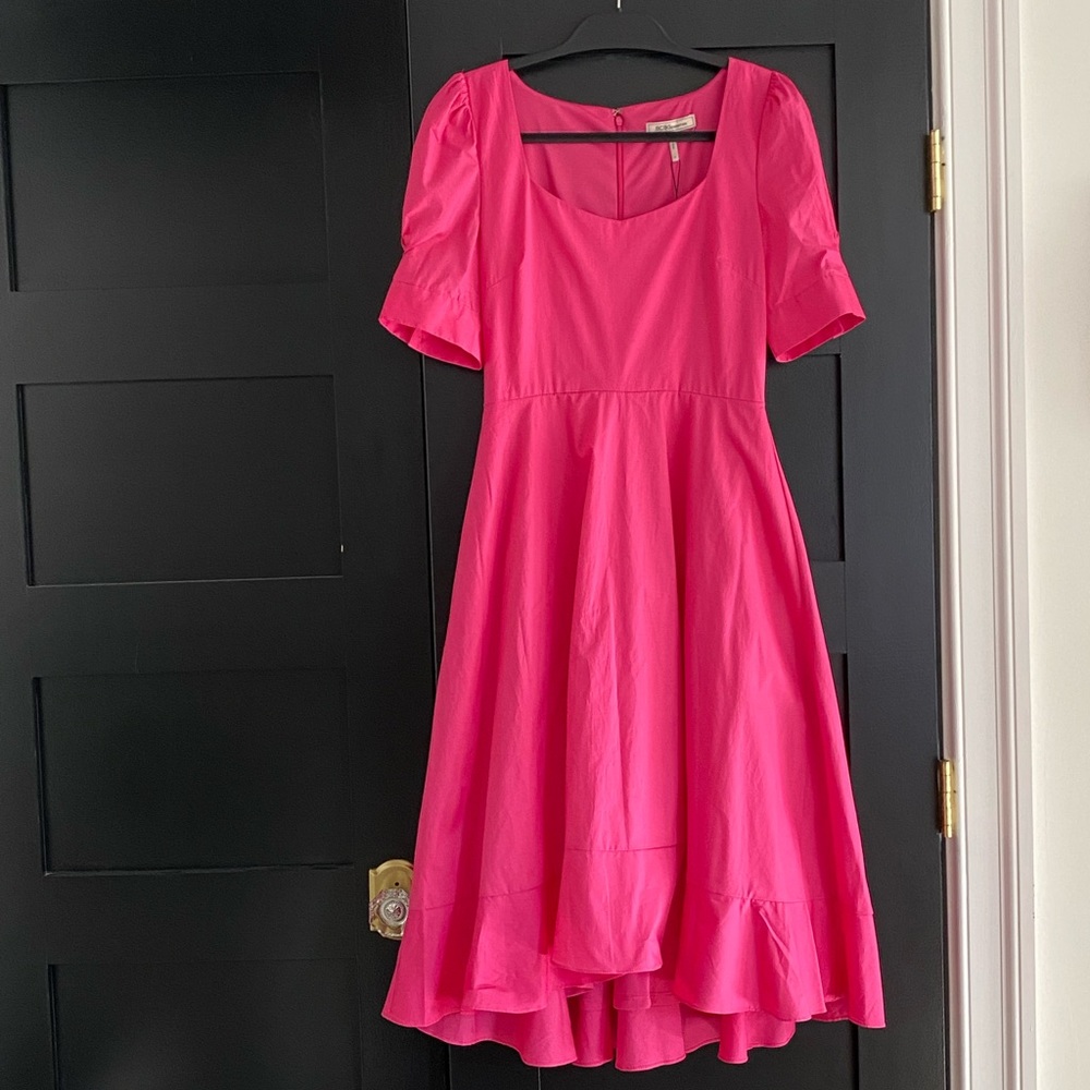 Hot pink BCBGeneration high low dress